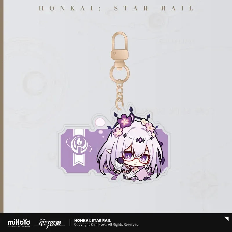 Pom-Pom Exhibition Series Acrylic Keychain Honkai: Star Rail