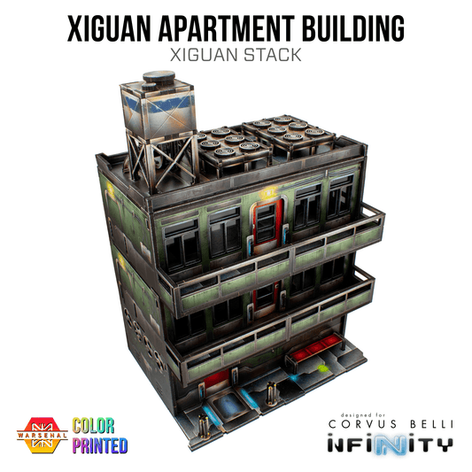 Xiguan Stacks - Apartment Building - Color Printed - 