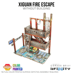 Xiguan Fire Escape - Back Alley / Color Printed