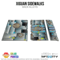 Xiguan Sidewalk - Back Alleys - Color Printed