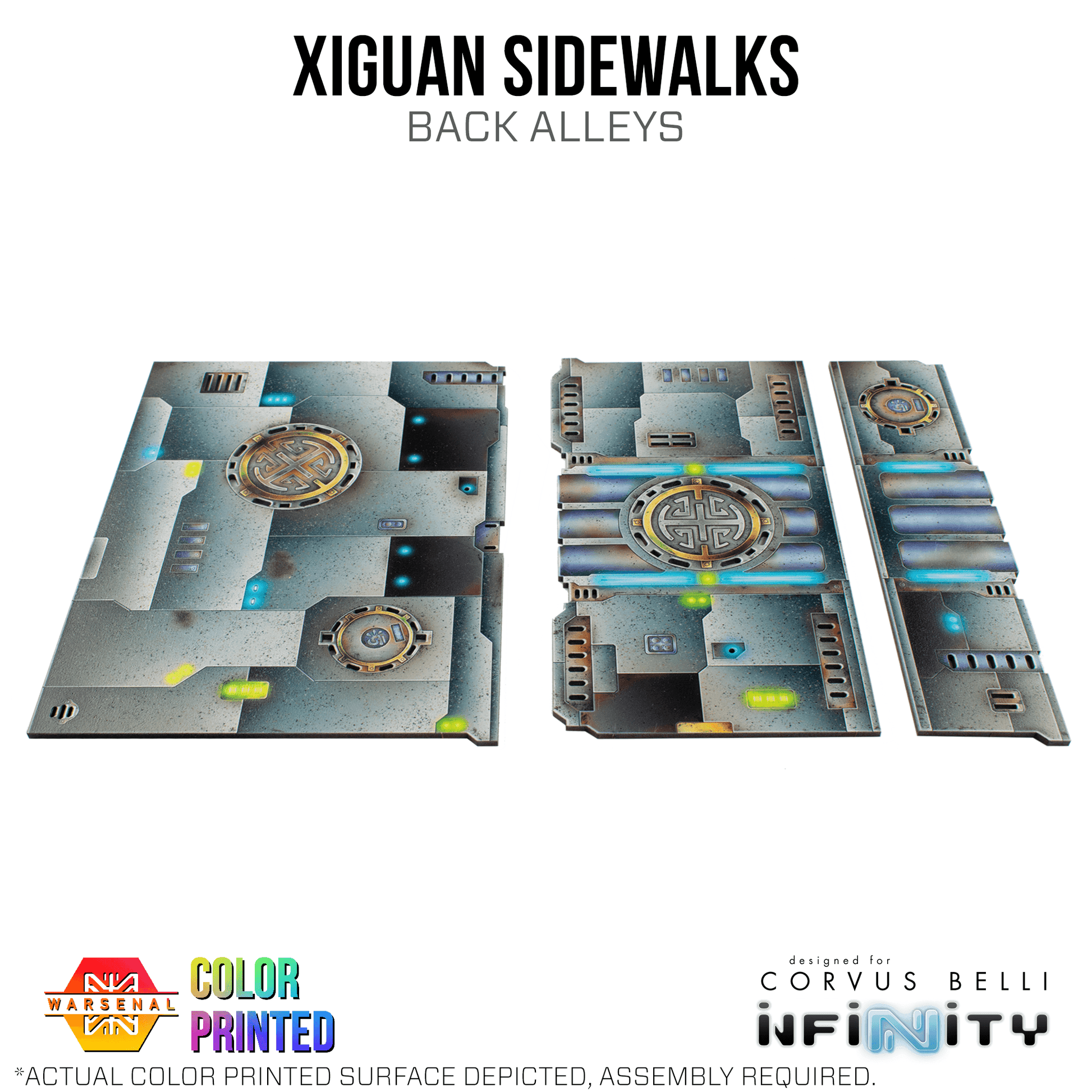 Xiguan Sidewalk - Back Alleys - Color Printed