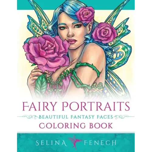 Fairy Portraits - Beautiful Fantasy Faces Coloring Book