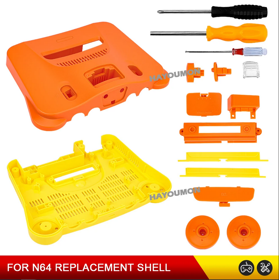 N64 Replacement Translucent Shell Case Housing Nintendo 64