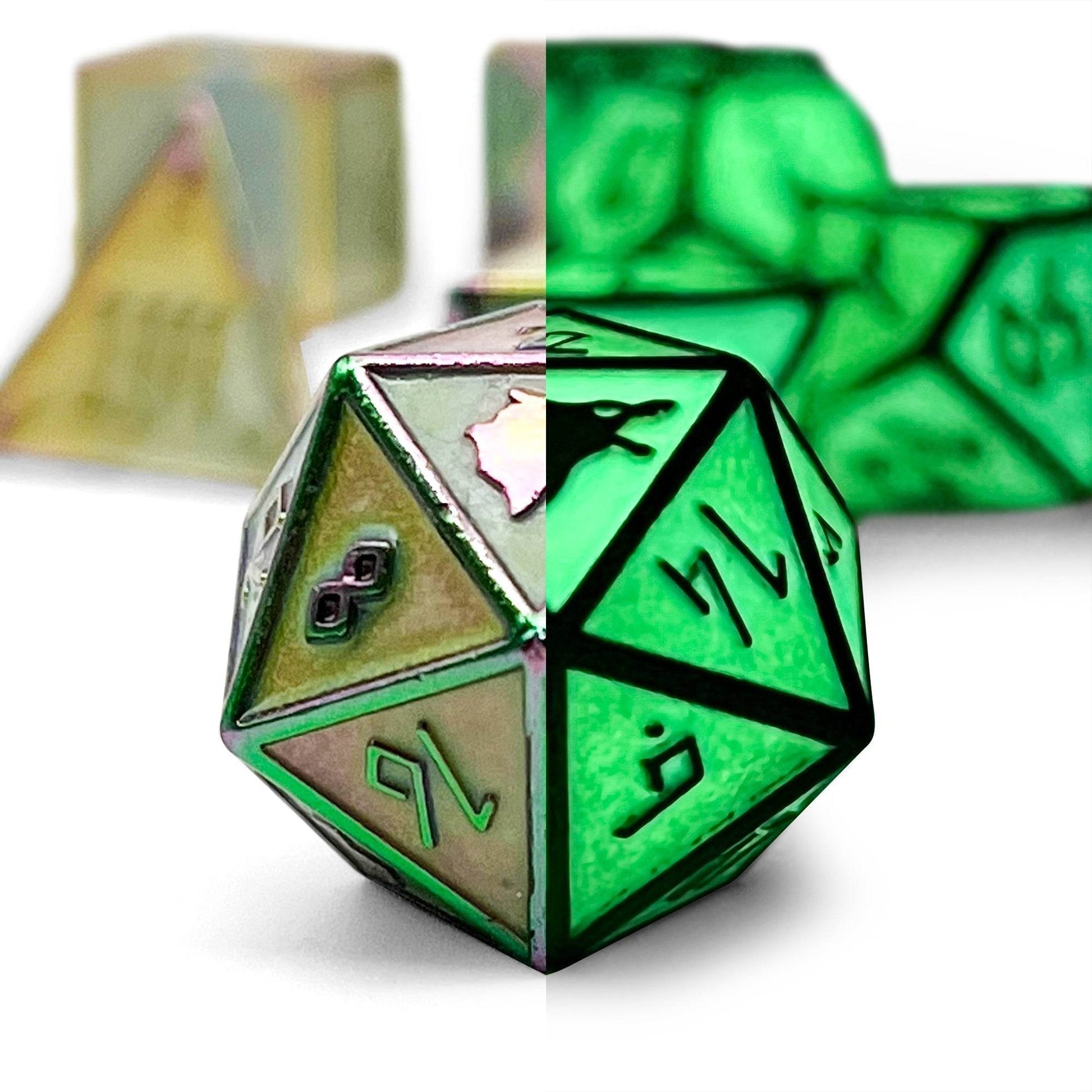 Yggdrasil - Norse Themed Metal Dice Set - 
