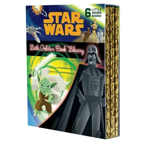 The Star Wars Little Golden Book Library (Star Wars): The Phantom Menace; Attack of the Clones; Revenge of the Sith; A New Hope; The Empire Strikes Ba - Boxed Set - 