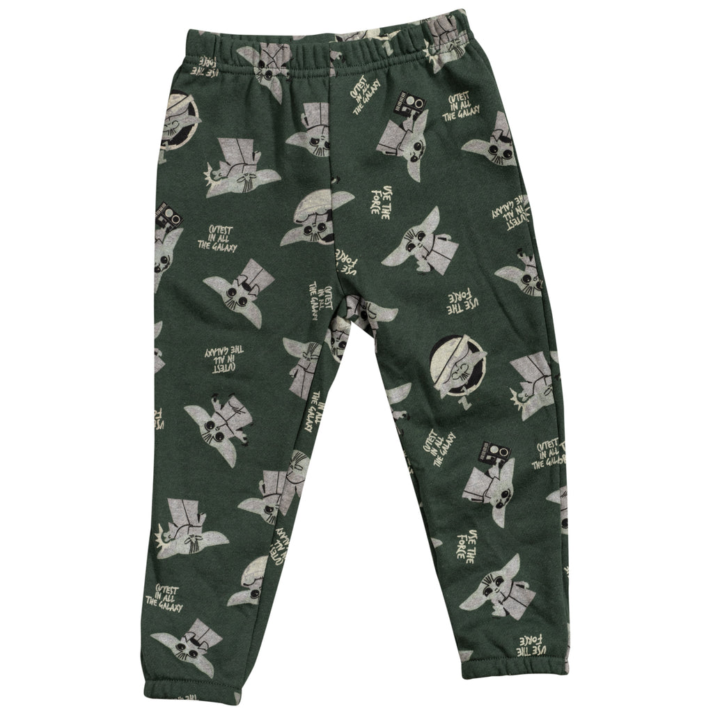 Yoda and Grogu Matching Sweatshirt & Pants Set