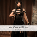 Spy x Family Yor Forger Cosplay Dress Pattern - Digital Product - 