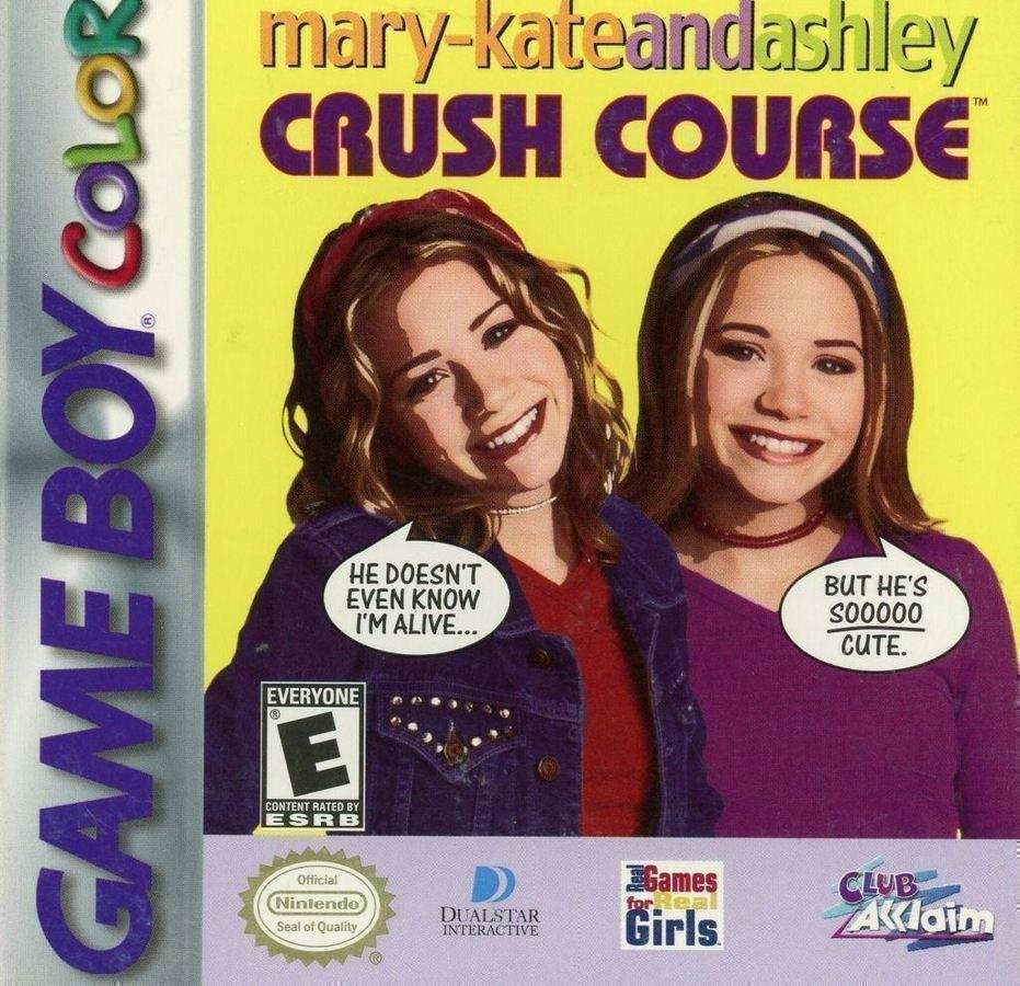 Mary-Kate and Ashley Crush Course (Gameboy Color) - Game Manual Only