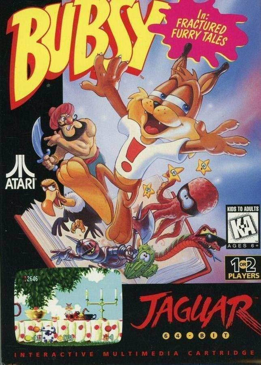 Bubsy in Fractured Furry Tales (Atari Jaguar) - Game Manual Only