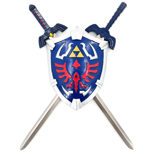 Zelda Hylian Shield & Swords Wall Display Set-0