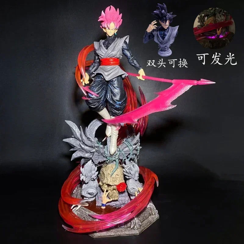 Zamasu Dragon Ball Super Anime Figurines, Black Son Goku PVC Action Figure 48.5cm