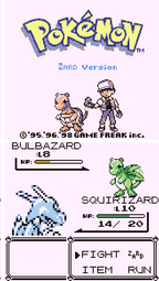 Pokemon Zard Version GBC Video Game Gameboy Color ROM Hack