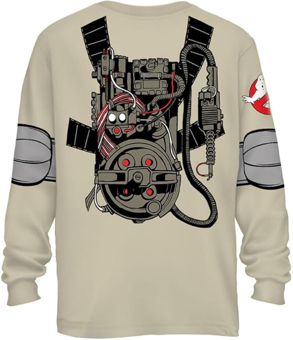 Zeddemore Long Sleeve Costume T-Shirt With Back Print