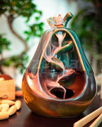 Zen Pear Backflow Incense Burner - 