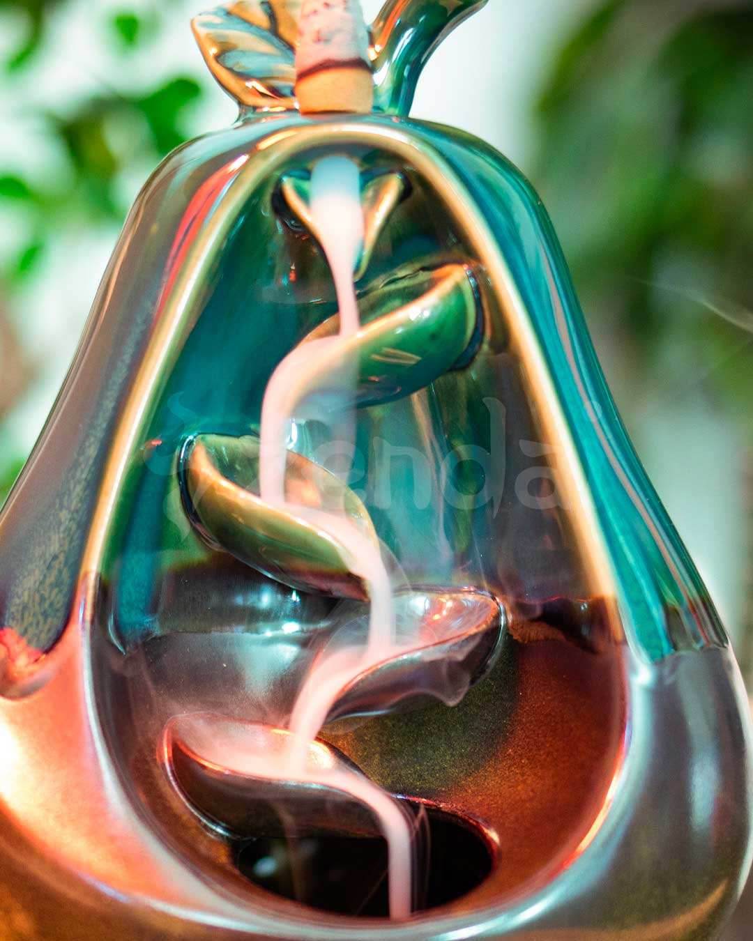 Zen Pear Backflow Incense Burner - 