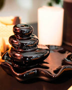Zen Stone Cascade Backflow Incense Burner - 