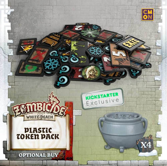 Zombicide: White Death Plastic Token Pack - Kickstarter Exclusive - 