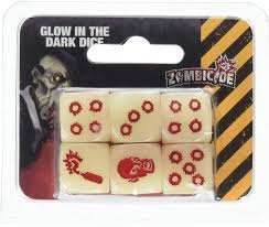 Zombicide: Glow in the Dark Dice (6) - 