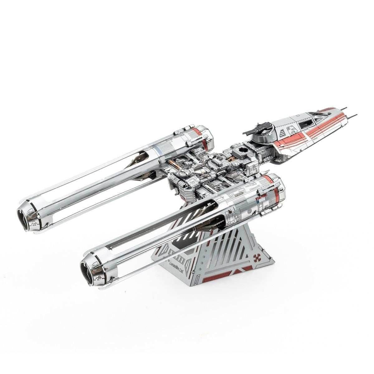 Zorii's Y-Wing Fighter Star Wars 3D Steel Model Kit Metal Earth - 