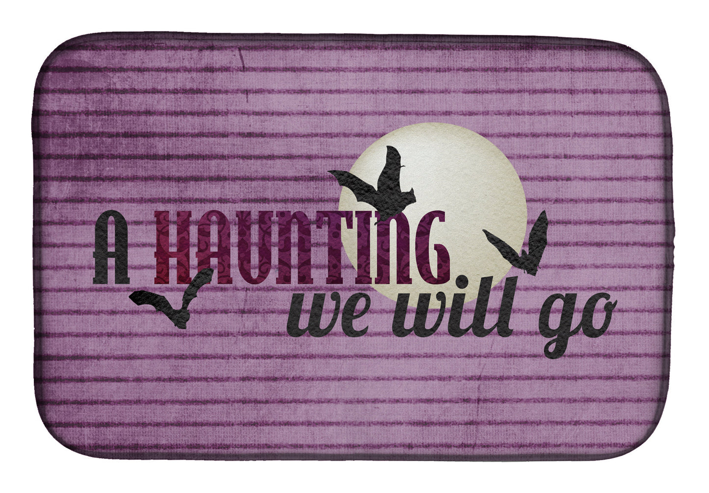 A Haunting we will go Halloween Dish Drying Mat SB3015DDM