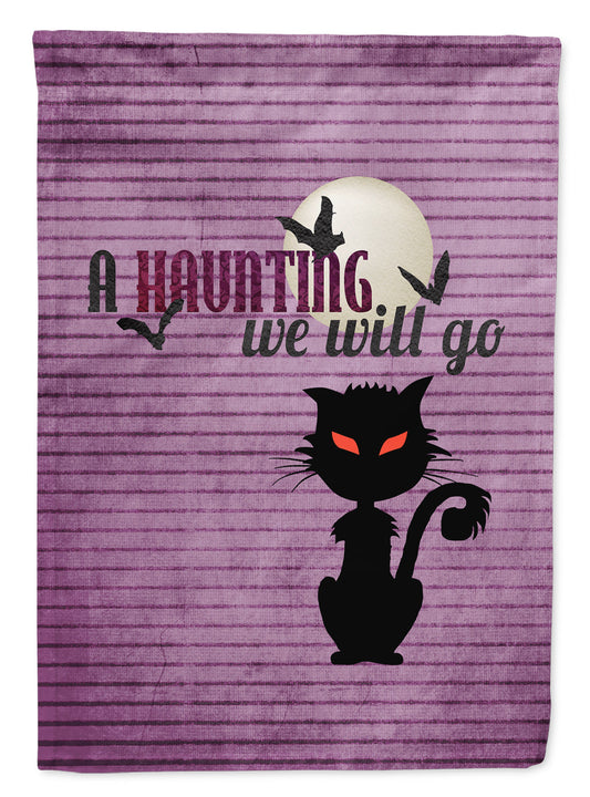 A Haunting we will go Halloween Flag Canvas House Size