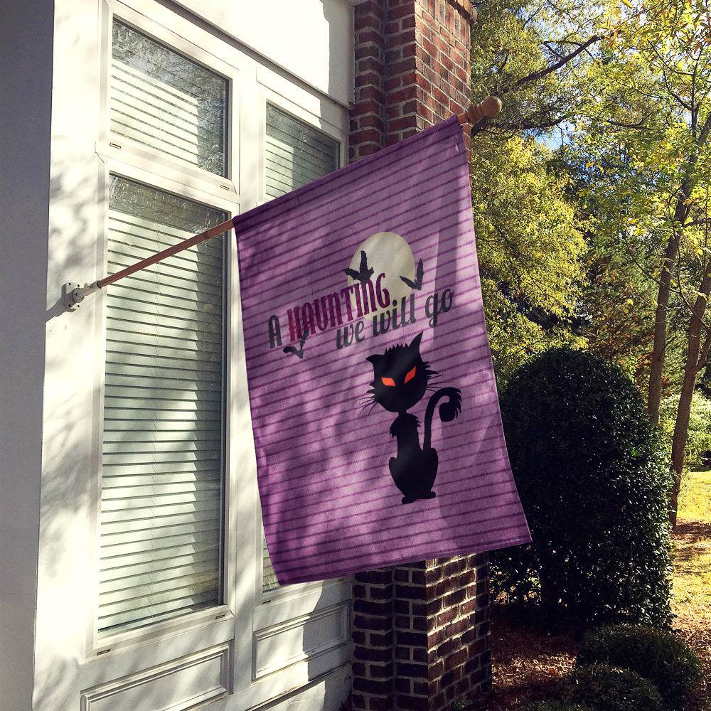 A Haunting we will go Halloween Flag Canvas House Size - 