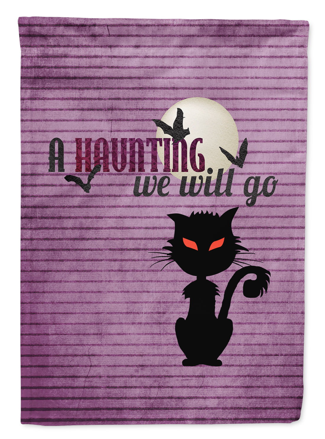 A Haunting we will go Halloween Flag Garden Size