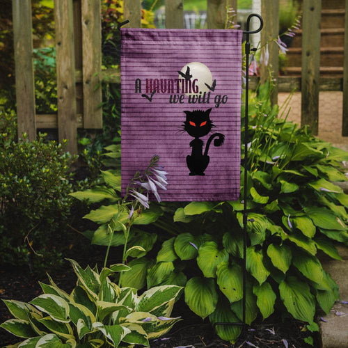 A Haunting we will go Halloween Flag Garden Size - 