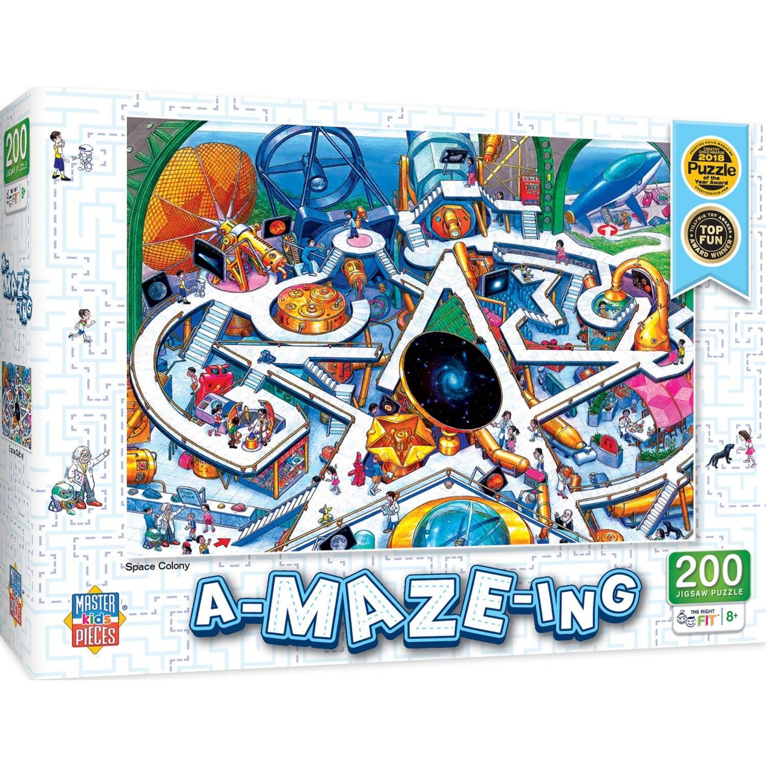 A-Maze-ing - Space Colony 200 Piece Jigsaw Puzzle - 