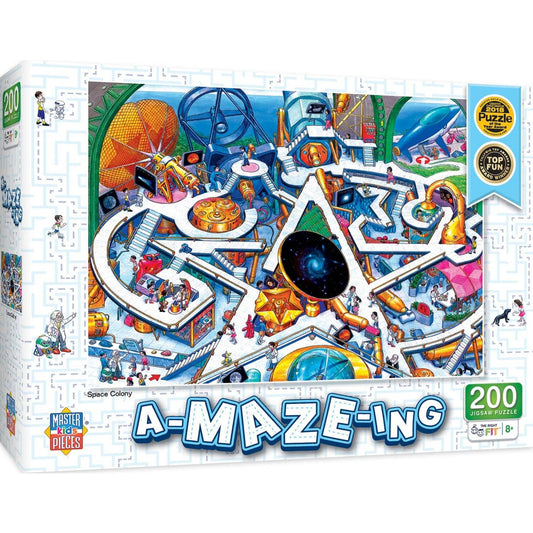 A-Maze-ing - Space Colony 200 Piece Jigsaw Puzzle - 