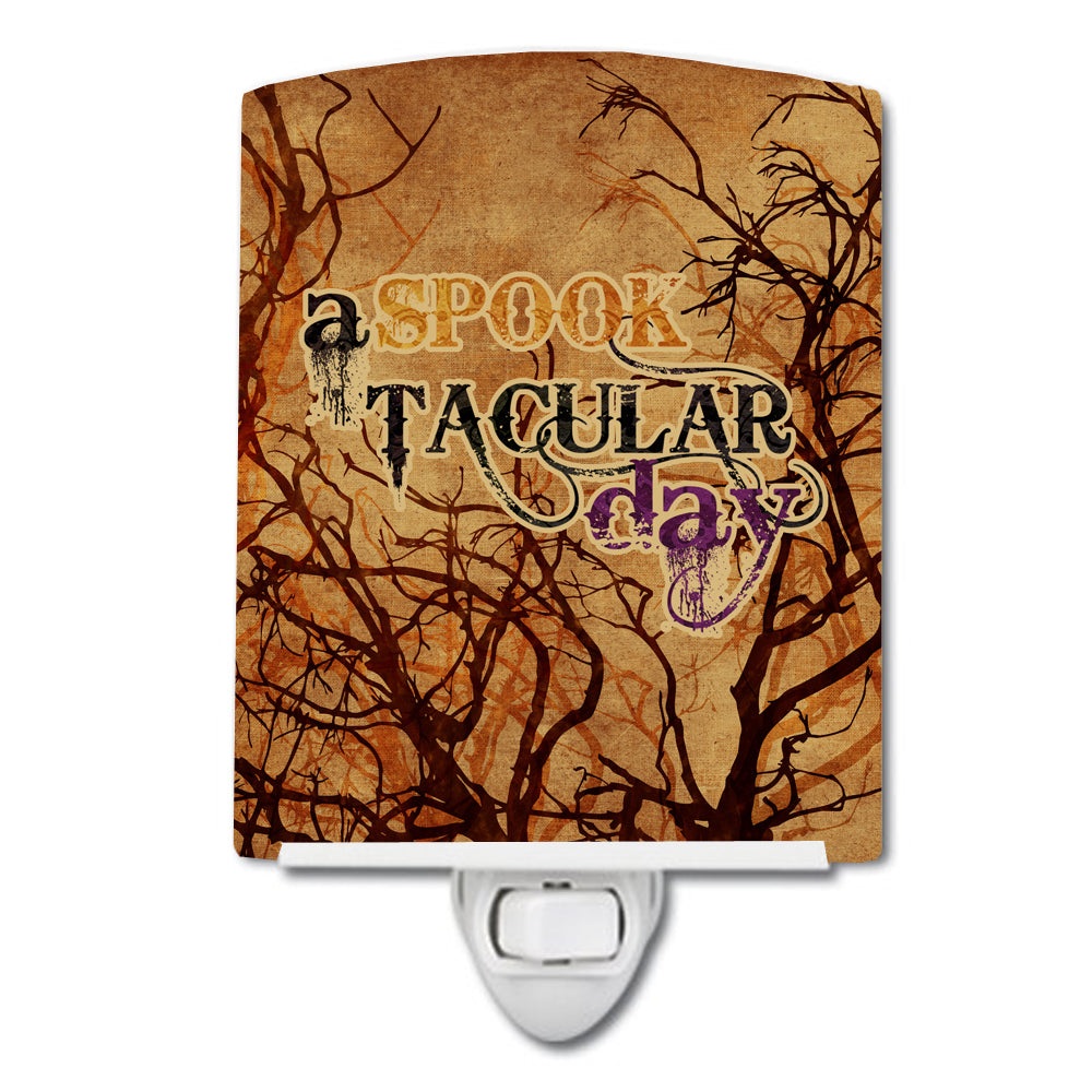 A Spook Tacular Day Halloween Ceramic Night Light SB3016CNL