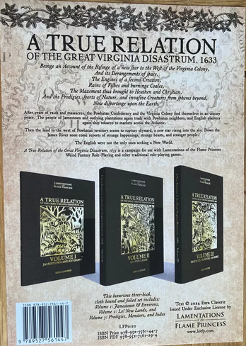 A True Relation of the Great Virginia Diastrum,  (3 volume set)