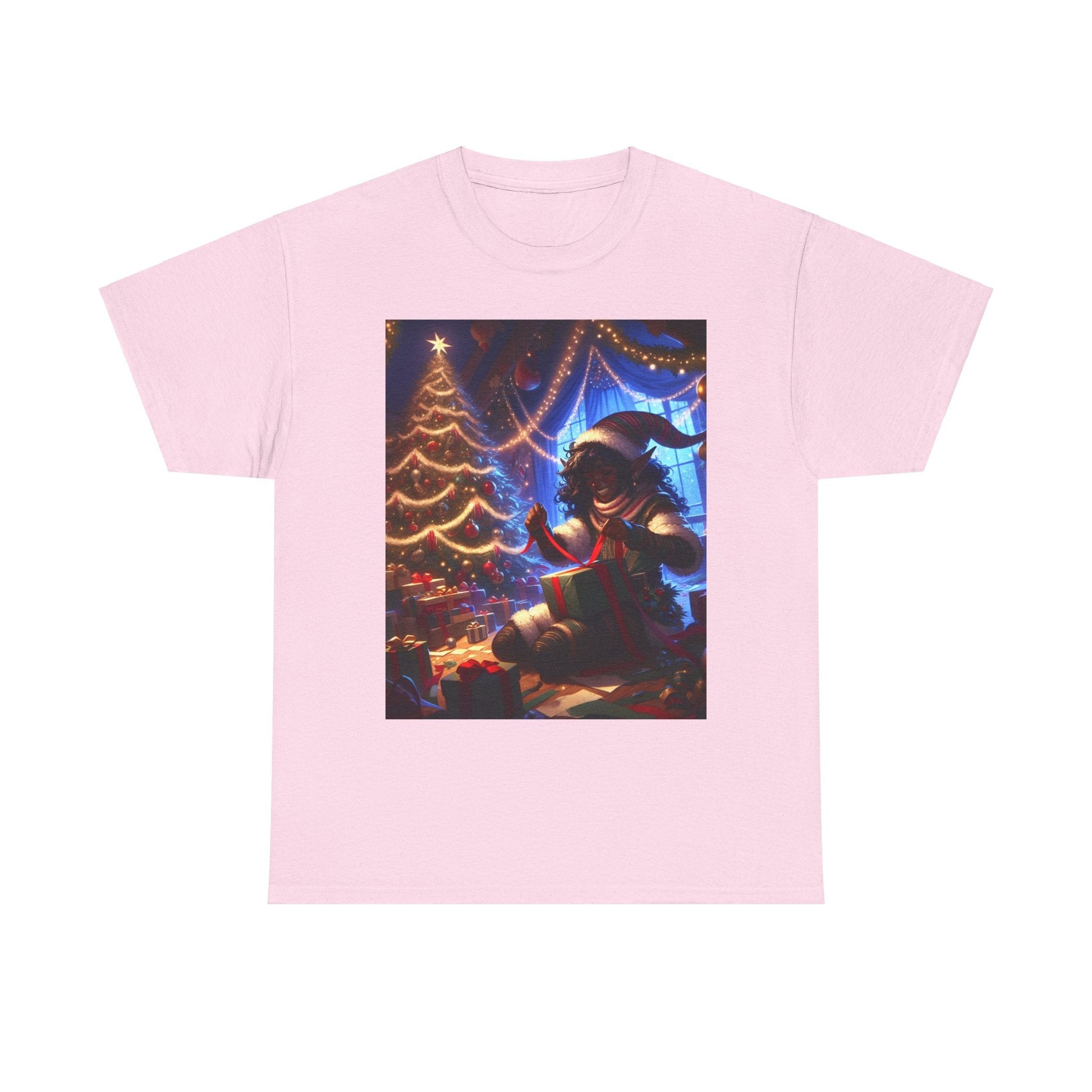 A Very Drow Christmas Unisex Heavy Cotton Tee