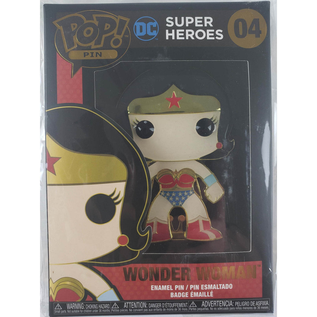 Funko Pop! Pin - DC Super Heroes Wonder Woman #04 Enamel Pin - 