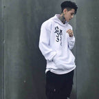 YEH3 White Japanese Demon Hoodie - White / S