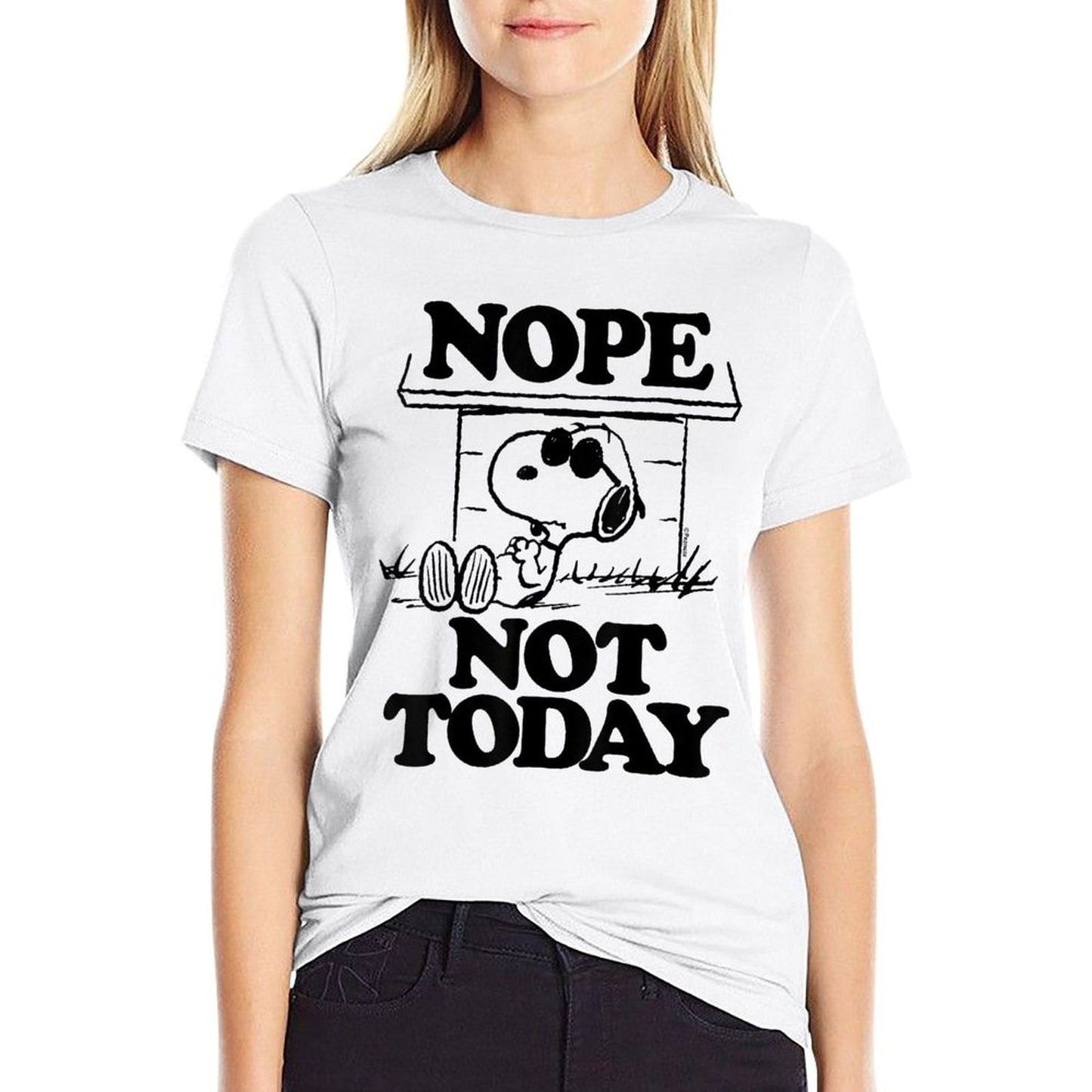 Peanuts - Joe Cool Nope Not Today  Vintage-inspired T-Shirt