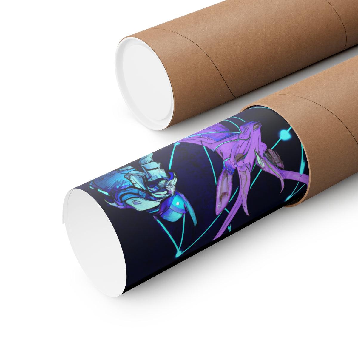 Cyberpunk deer hunting Posters