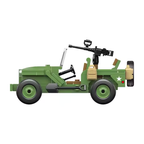 WWII - U.S. Army Jeep - Mil-Blox
