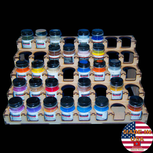 Paint Rack - 32mm Model Master - Mission Models - 