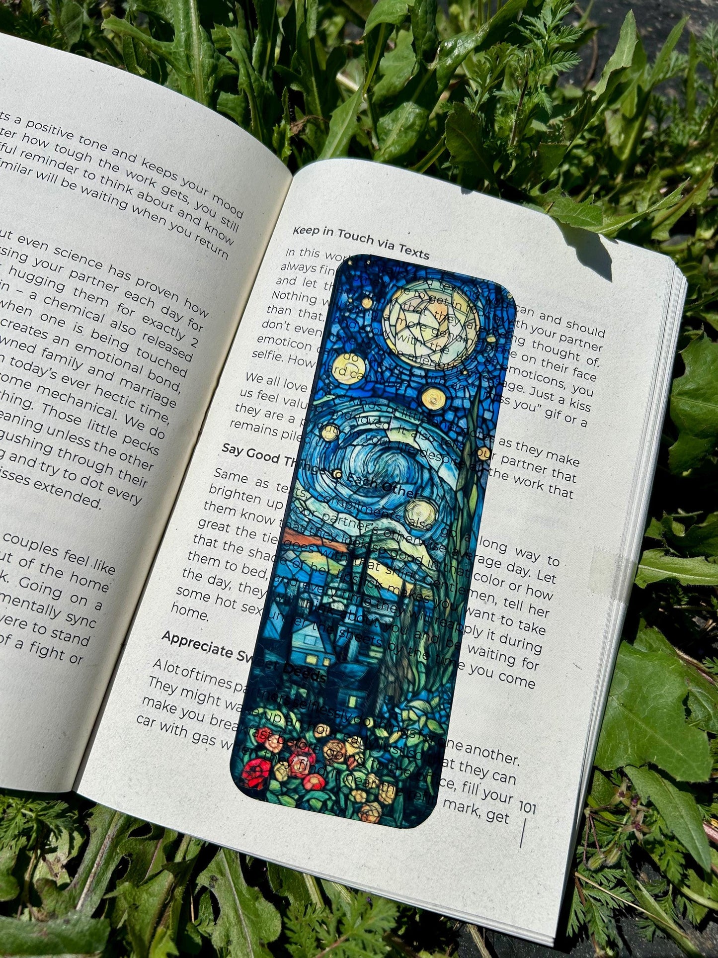 Vincent Van Gogh Starry Night Bookmark - Artistic Bookmark, Gift for Art Lovers, Classic Painting Book Accessory, Unique Gift Idea
