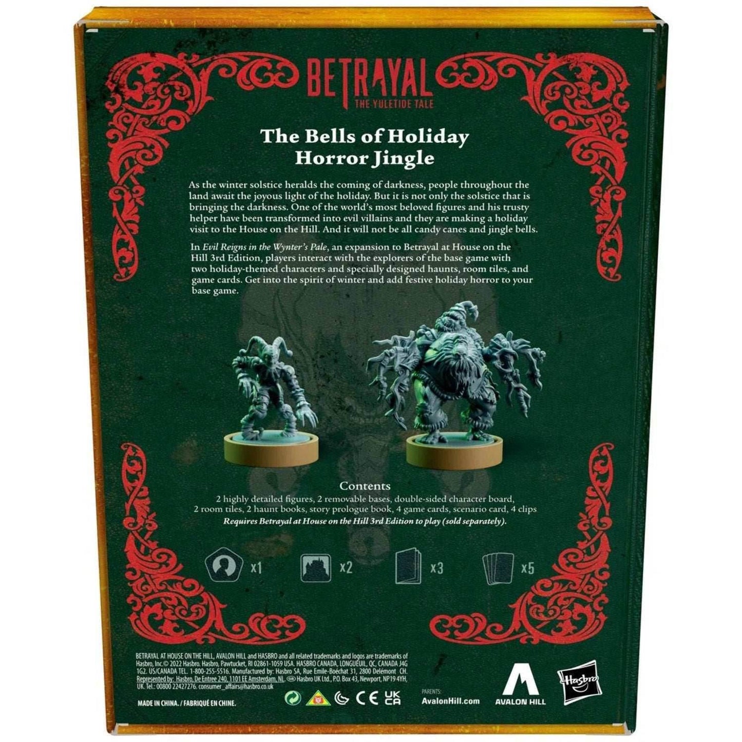 Betrayal at House on the Hill: Evil Reigns in the Wynter's Pale - The Yuletide Tale expansion pack - 