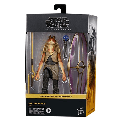 Star Wars: The Black Series - Jar Jar Binks (The Phantom Menace) 6-Inch Deluxe Action Figure - 