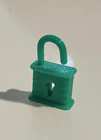 Vintage Masters of the Universe Dragon Blaster Green REPRO Padlock Lock MOTU