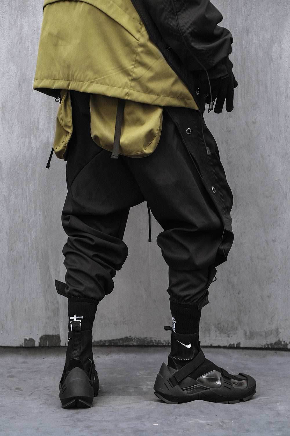 HiP22 Black Industrial Climber Pants - Black / S