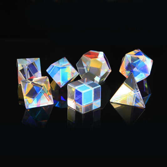 Optical Glass Cube Splitting Prism Dice-DungeonDice1