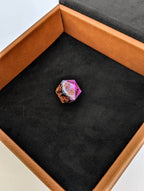 Hellfire Club - D&D - Vegan Leather Dice Box - Chestnut