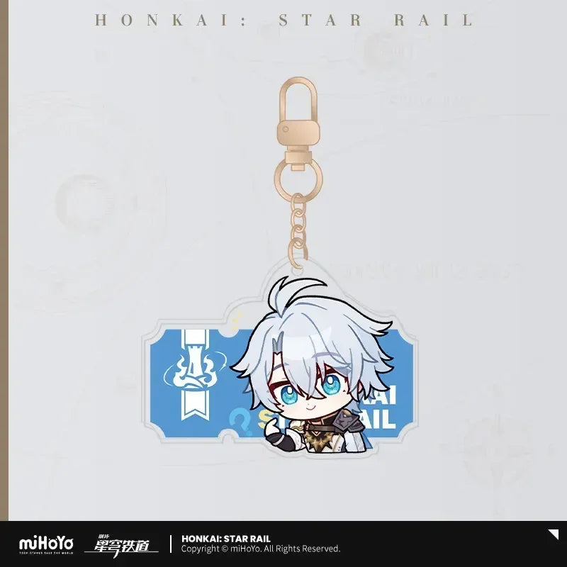Pom-Pom Exhibition Series Acrylic Keychain Honkai: Star Rail