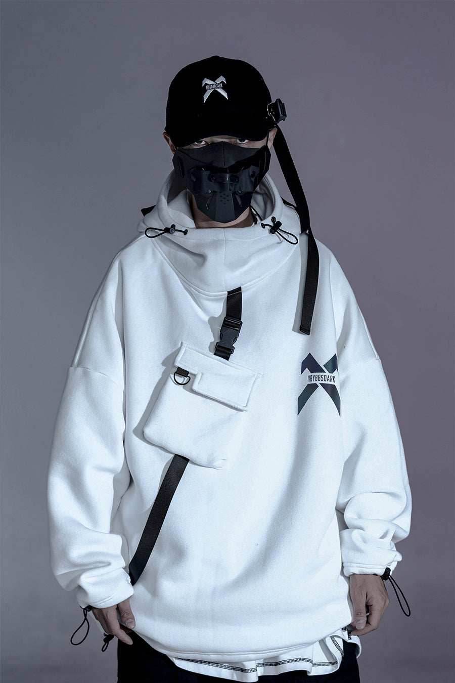 HiH13 Secret X Hoodie - Black / M