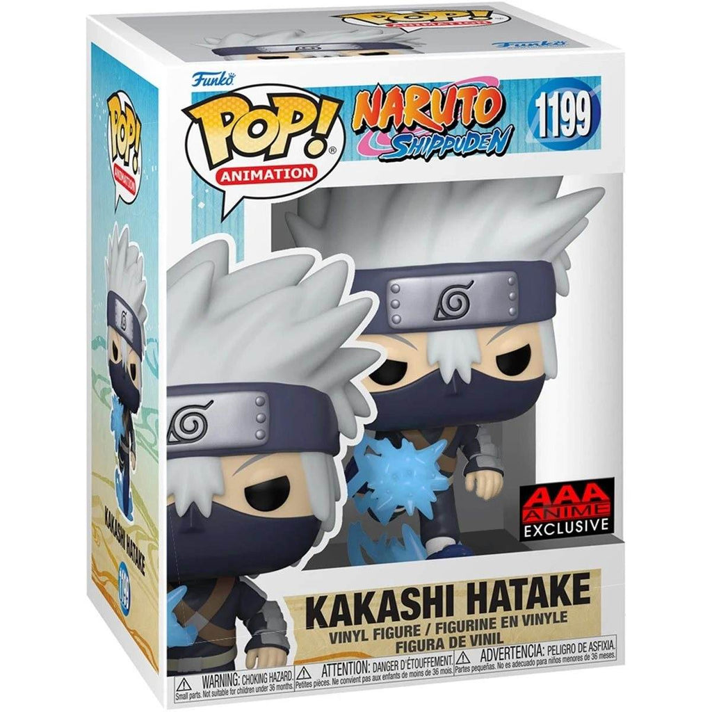 Funko Pop! Naruto Shippuden - Young Kakashi Hatake Chidori GITD AAA Anime Exclusive - 