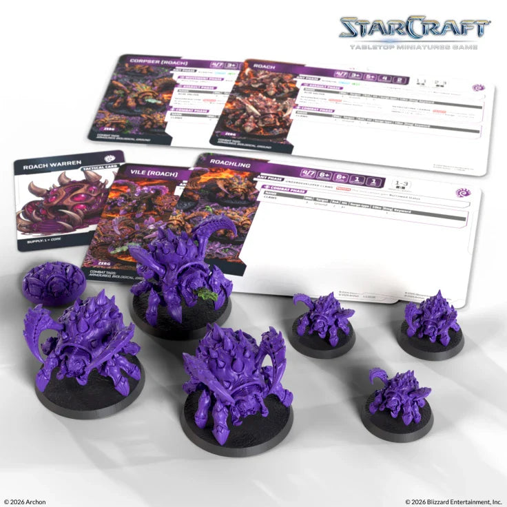 StarCraft The Miniatures Game: Zerg: Roach Expansion Set